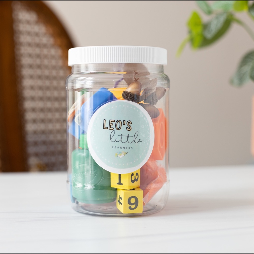 Nutty Numbers Sensory Jar